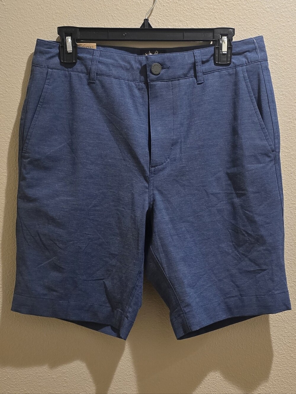Faherty All Day Short 2.0 Mens 29 Blue Nights Hybrid Swim Boardshorts 9" New - Picture 3 of 7